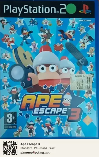 Ape Escape 3 PlayStation 2, Italy box front