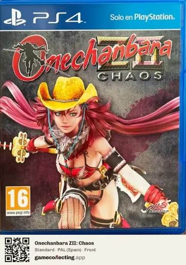 Onechanbara ZII: Chaos PlayStation 4, Spain box front