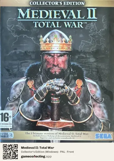 Medieval II: Total War Computer, PAL box front