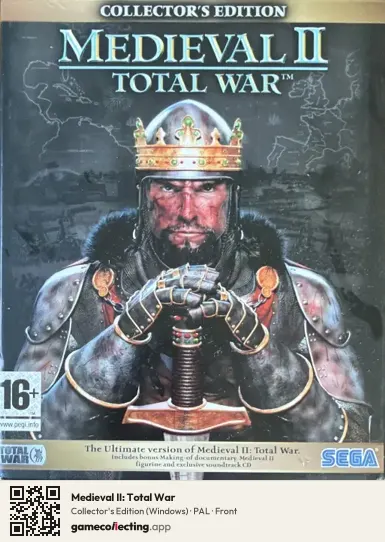 Medieval II: Total War Computer, PAL box front