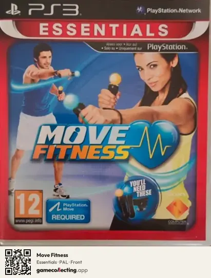 Move Fitness PlayStation 3, PAL box front