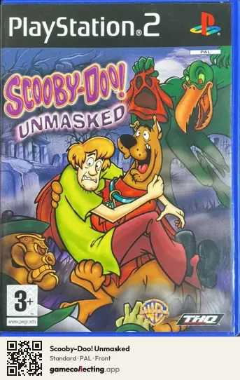 Scooby-Doo! Unmasked PlayStation 2, PAL box front