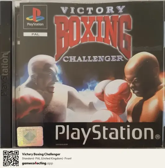 Victory Boxing Challenger PlayStation, United Kingdom box front