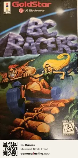 BC Racers 3DO Interactive Multiplayer, NTSC box front