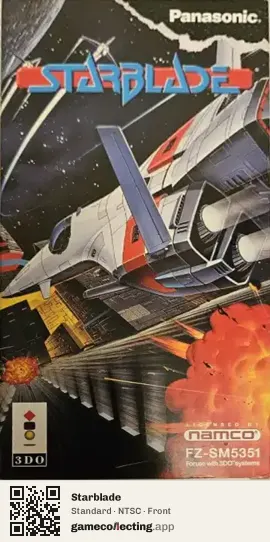 Starblade 3DO Interactive Multiplayer, NTSC box front