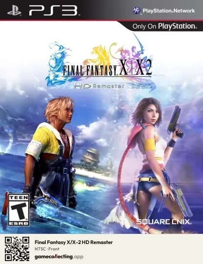 Final Fantasy X/X-2 HD Remaster PlayStation 3, NTSC box front