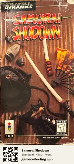 Samurai Shodown 3DO Interactive Multiplayer, NTSC box front
