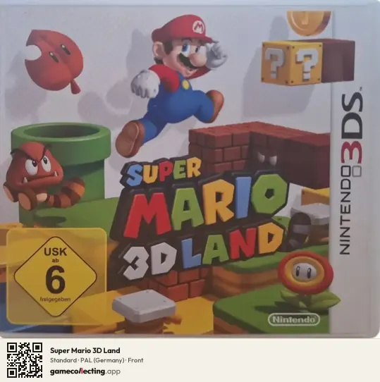 Super Mario 3D Land Nintendo 3DS, Germany box front