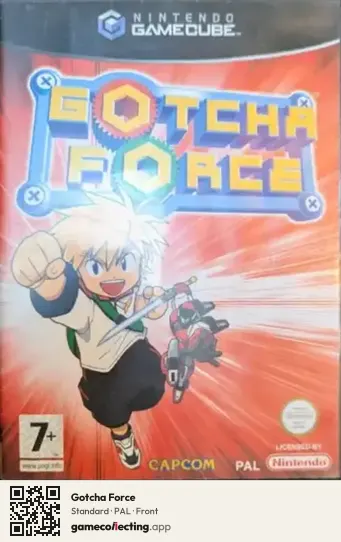 Gotcha Force Nintendo GameCube, PAL box front