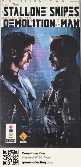 Demolition Man 3DO Interactive Multiplayer, NTSC box front
