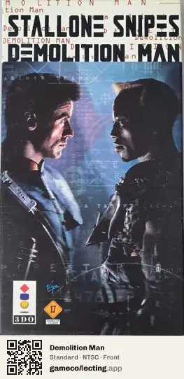 Demolition Man 3DO Interactive Multiplayer, NTSC box front