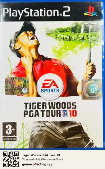 Tiger Woods PGA Tour 10 PlayStation 2, Germany box front