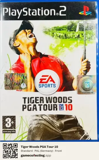 Tiger Woods PGA Tour 10 PlayStation 2, Germany box front