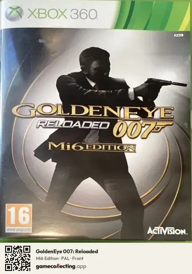 GoldenEye 007: Reloaded Xbox 360, PAL box front