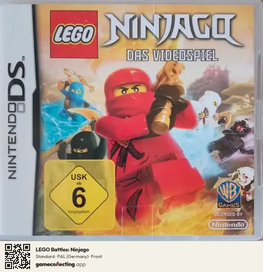 LEGO Battles: Ninjago Nintendo DS, Germany box front