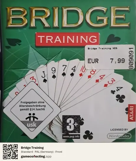 Bridge Training Nintendo DS, Germany box front