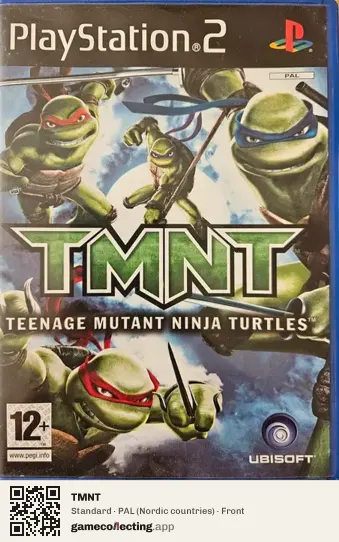 TMNT PlayStation 2, Nordic countries box front