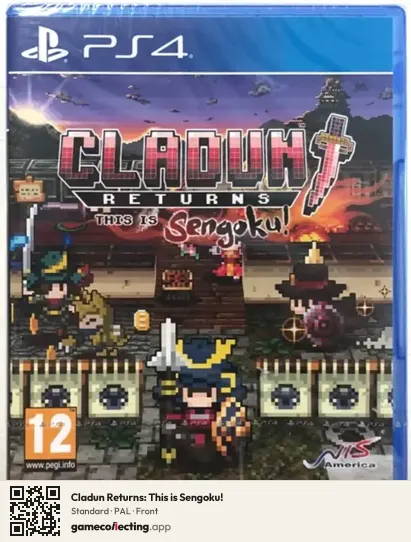 Cladun Returns: This is Sengoku! PlayStation 4, PAL box front