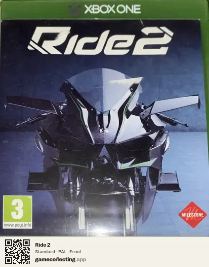 Ride 2 Xbox One, PAL box front