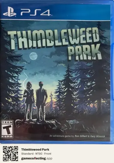 Thimbleweed Park PlayStation 4, NTSC box front