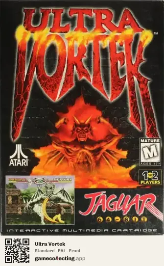 Ultra Vortek Atari Jaguar, PAL box front