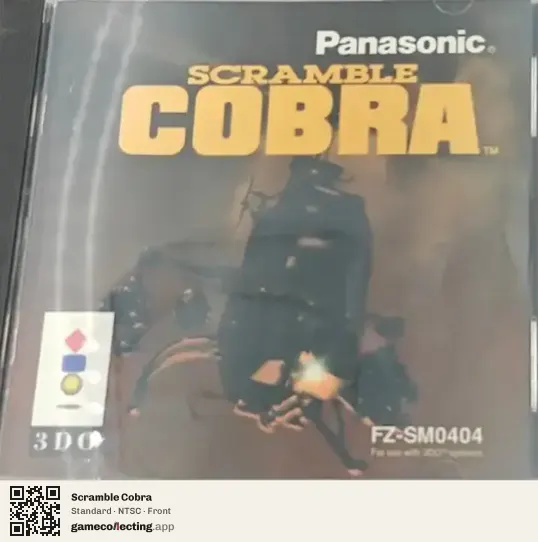 Scramble Cobra 3DO Interactive Multiplayer, NTSC box front