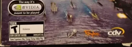 Pacific Storm, the ESRB box on its front