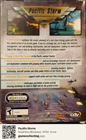 Pacific Storm Computer, NTSC box front