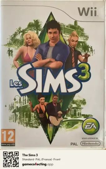 The Sims 3 Nintendo Wii, France box front