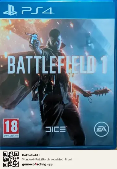 Battlefield 1 PlayStation 4, Nordic countries box front