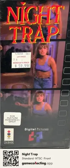Night Trap 3DO Interactive Multiplayer, NTSC box front