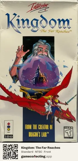Kingdom: The Far Reaches 3DO Interactive Multiplayer, NTSC box front