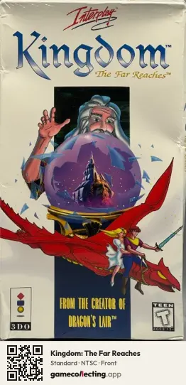 Kingdom: The Far Reaches 3DO Interactive Multiplayer, NTSC box front