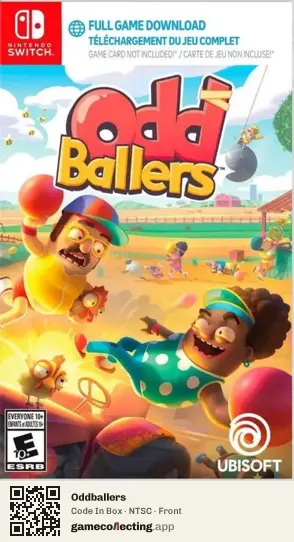 Oddballers Nintendo Switch, NTSC box front