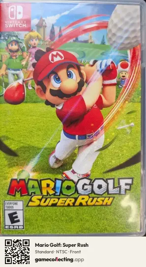 Mario Golf: Super Rush Nintendo Switch, NTSC box front