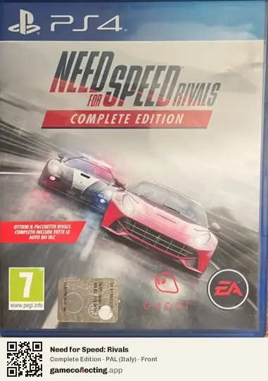 Need for Speed: Rivals PlayStation 4, Italy box front