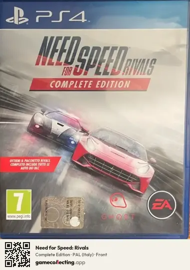 Need for Speed: Rivals PlayStation 4, Italy box front