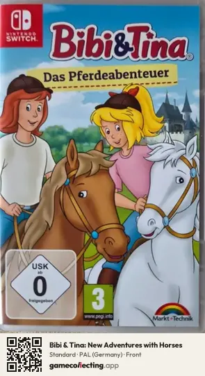 Bibi & Tina: New Adventures with Horses Nintendo Switch, Germany box front