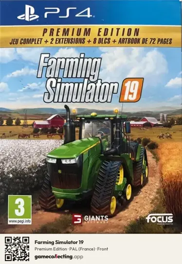 Farming Simulator 19 PlayStation 4, France box front