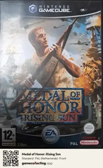Medal of Honor: Rising Sun Nintendo GameCube, Netherlands box front