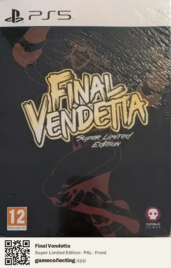 Final Vendetta PlayStation 5, PAL box front