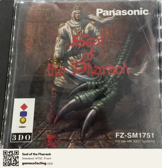 Seal of the Pharaoh 3DO Interactive Multiplayer, NTSC box front