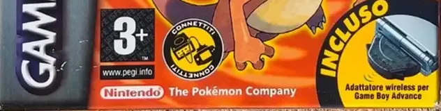 Pokémon FireRed Version, the PEGI square on its front