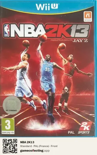 NBA 2K13 Nintendo Wii U, France box front
