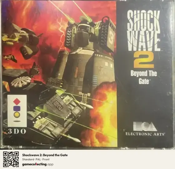 Shockwave 2: Beyond the Gate 3DO Interactive Multiplayer, PAL box front