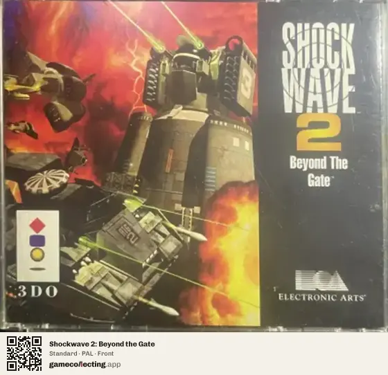 Shockwave 2: Beyond the Gate 3DO Interactive Multiplayer, PAL box front