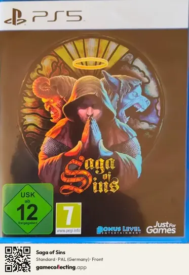 Saga of Sins PlayStation 5, Germany box front