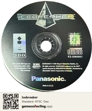 Icebreaker 3DO Interactive Multiplayer, NTSC disc