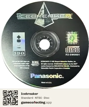 Icebreaker 3DO Interactive Multiplayer, NTSC disc