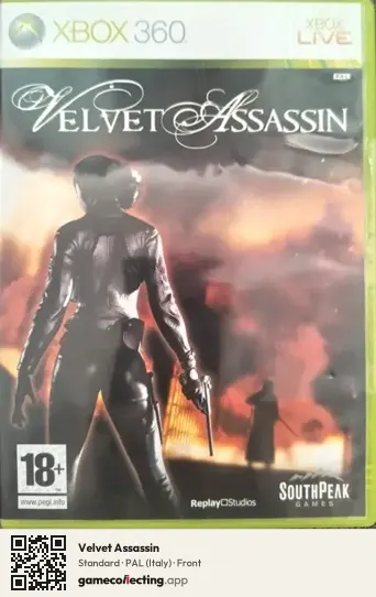 Velvet Assassin Xbox 360, Italy box front